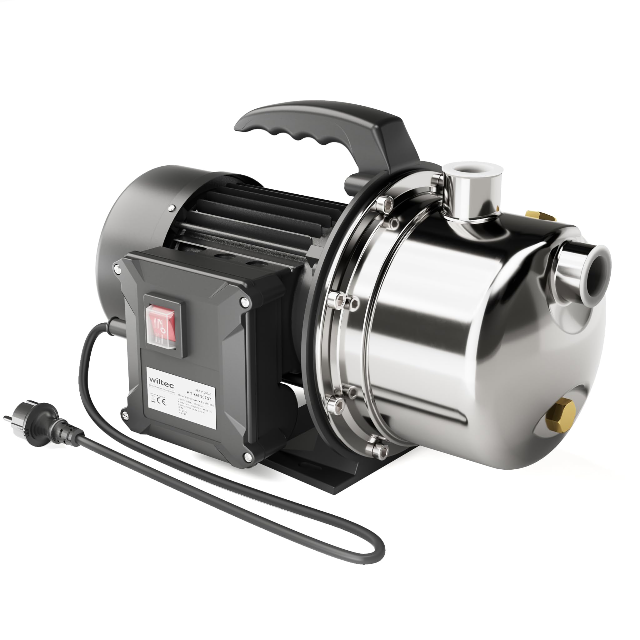 Wiltec pompa autoclave 1300W 4500l/h serbatoio 19l domestica