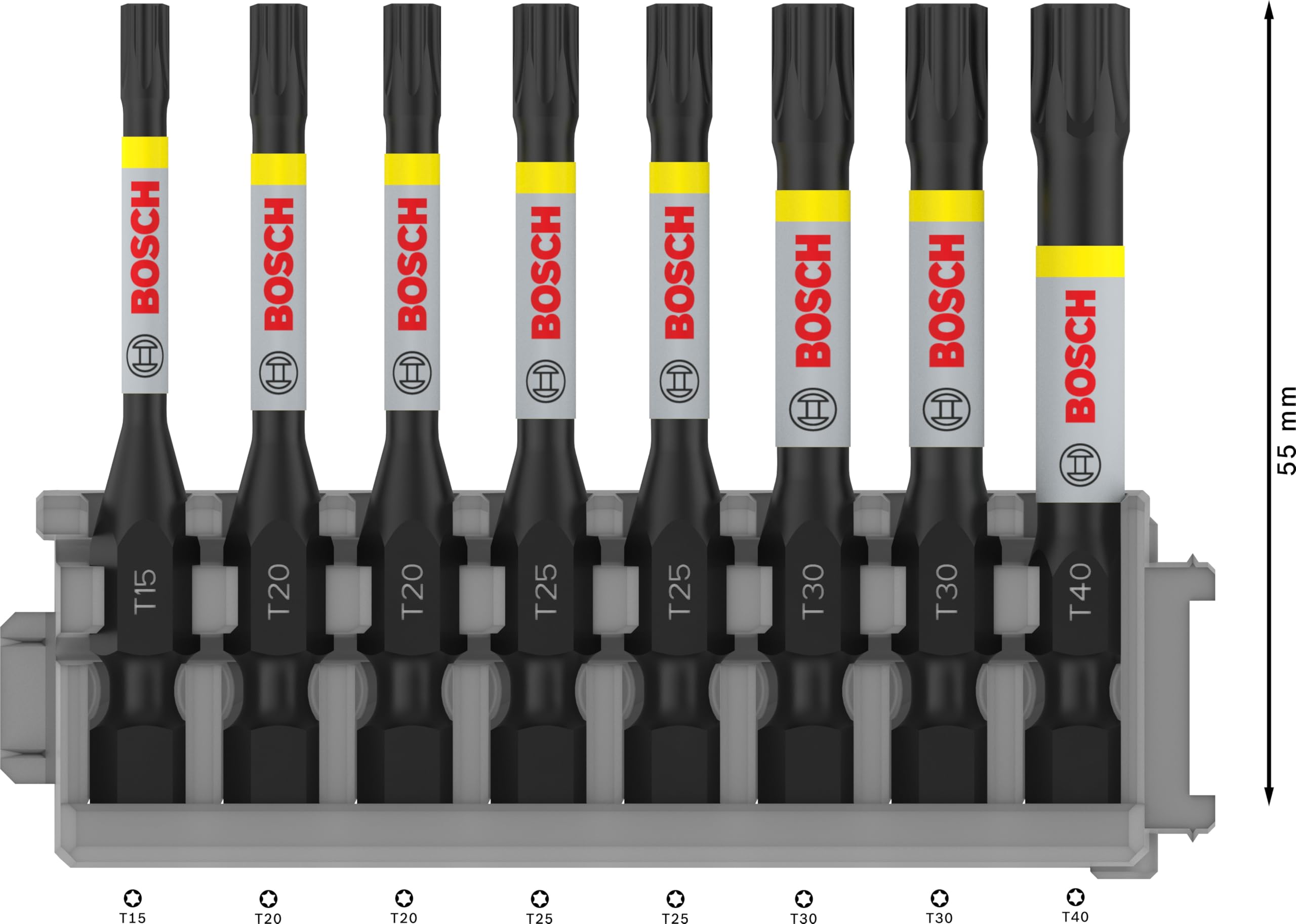 Bosch Professional 2608522329 Bit Torx 50 mm 8 pezzi