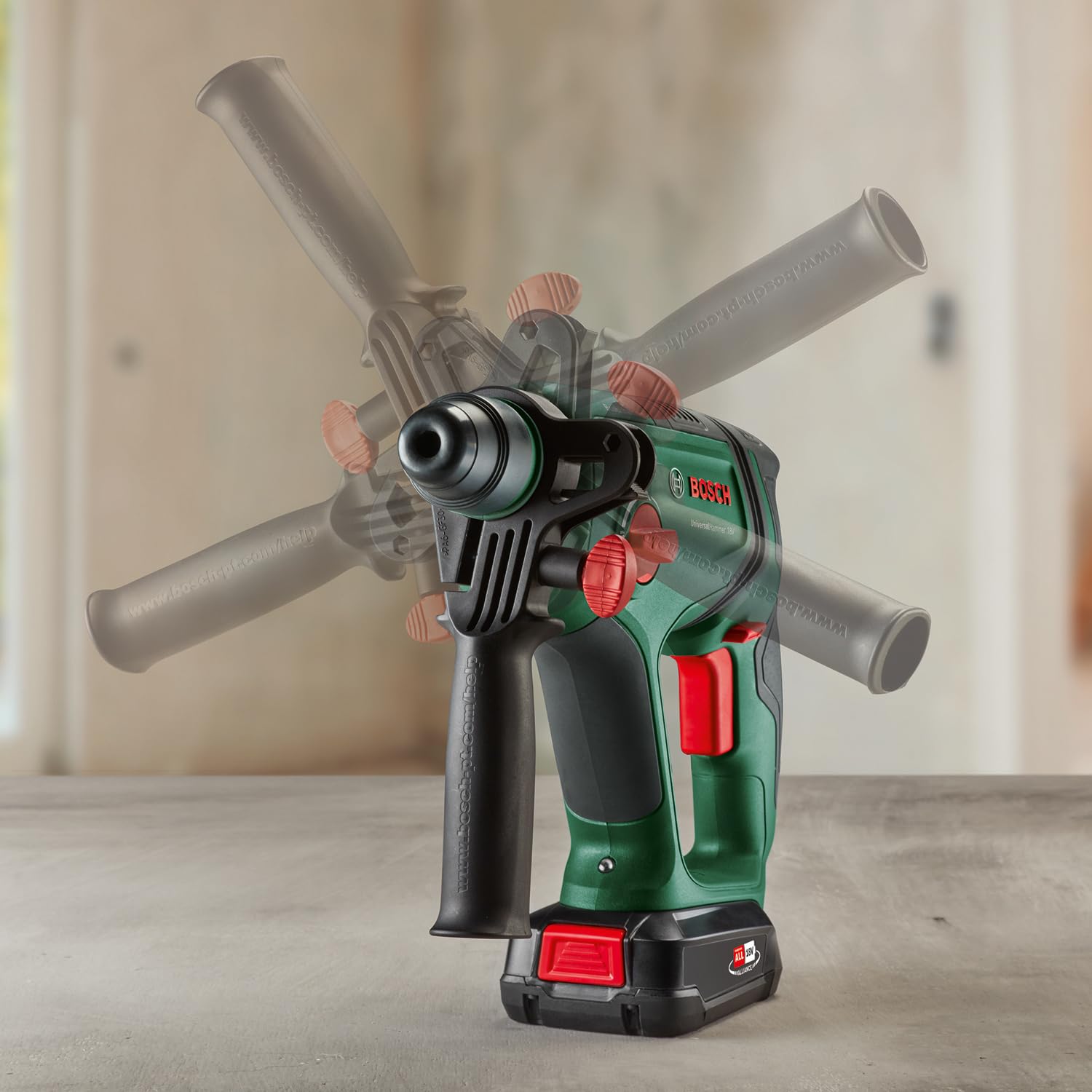 Bosch UniversalHammer 18V Martello Perforatore Set 4,0Ah