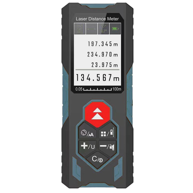 Bormann Telemetro Laser 100m 2 Linee Misuratore Distanza