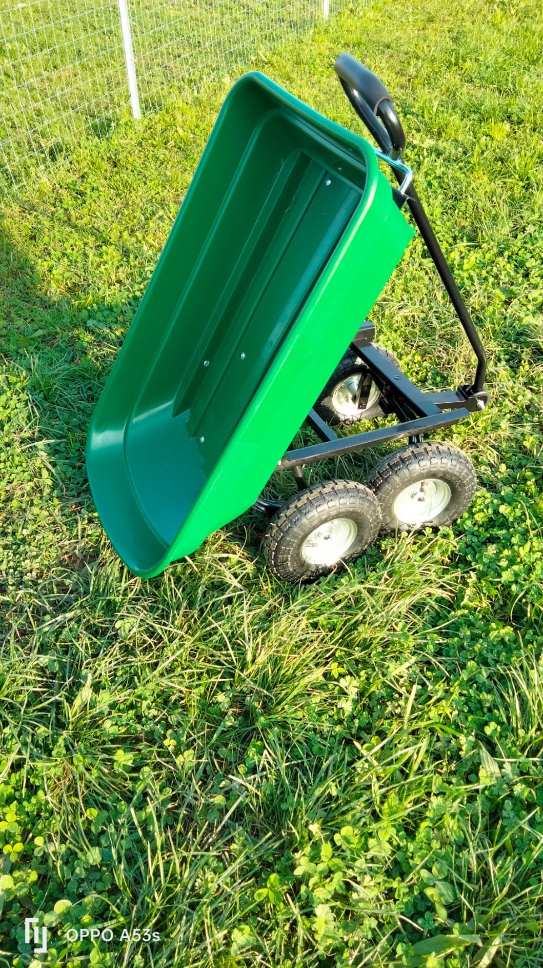 Wiltec Carrello Giardino Ribaltabile 75L Carriola 240kg
