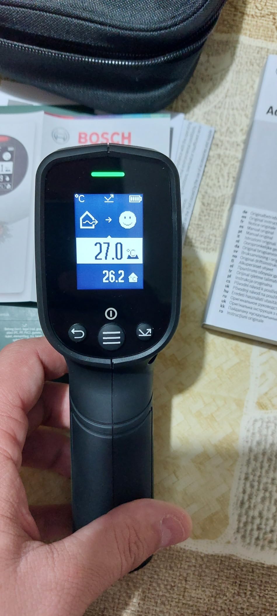 Bosch AdvancedTemp Termometro Infrarossi -30°C +500°C