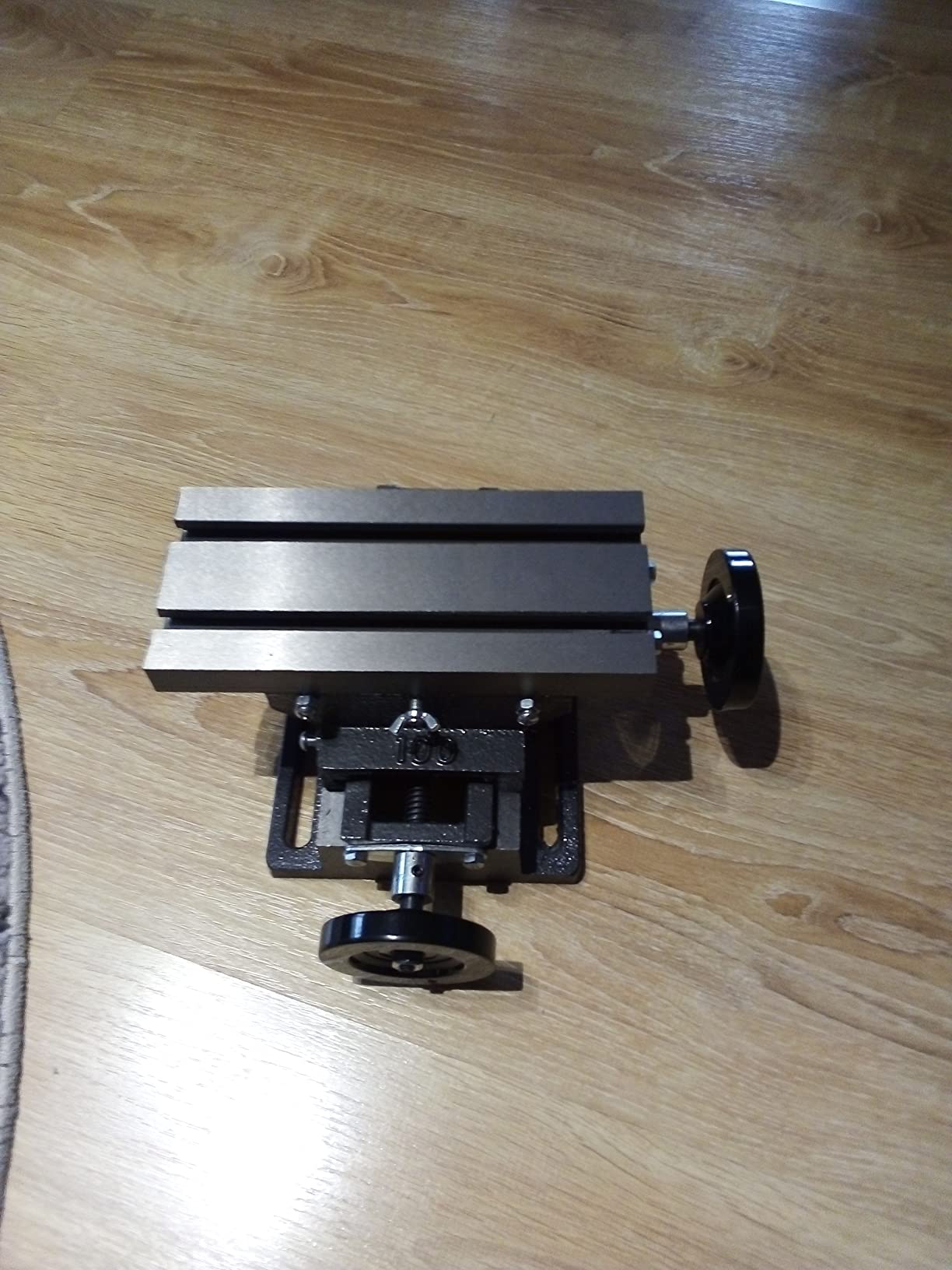 Wiltec Tavola a Croce 220x100 mm per Fresatura in Ghisa