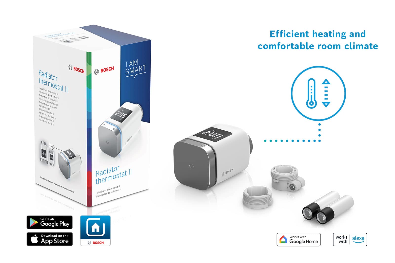 Bosch Smart Home Radiatore II termostato smart singolo