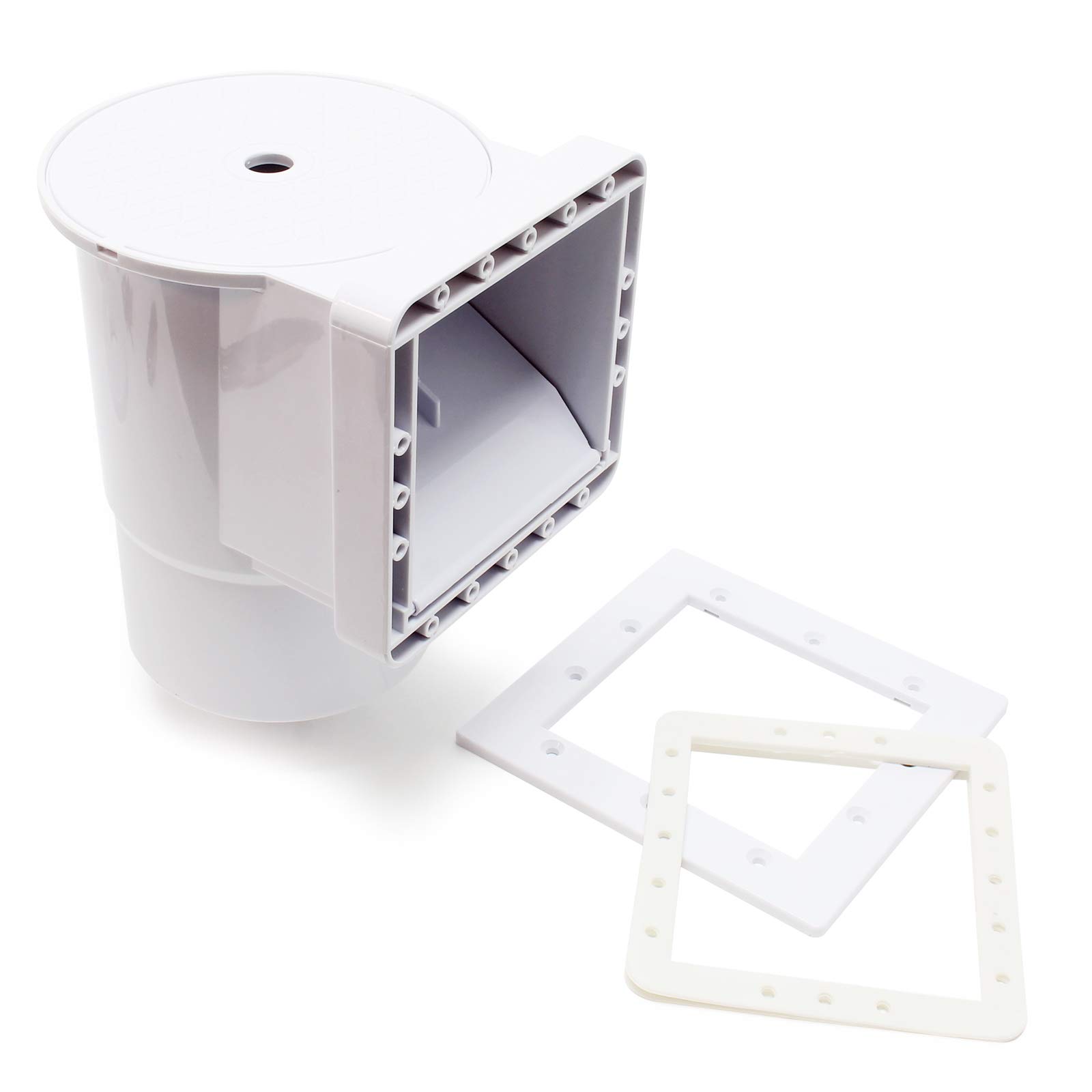Wiltec Skimmer fisso piscina con cestello e bocchetta