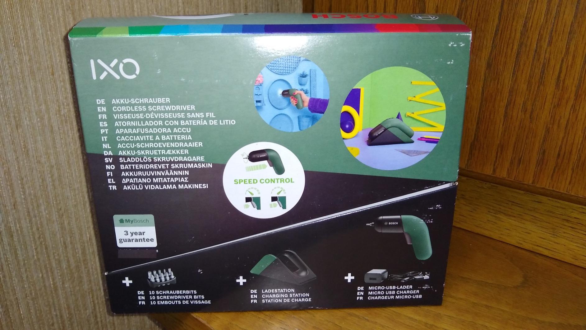 Bosch IXO VI avvitatore elettrico 3,6V con stazione ricarica