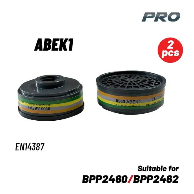 Bormann filtro maschera ABEK1 2 pezzi per BPP2460