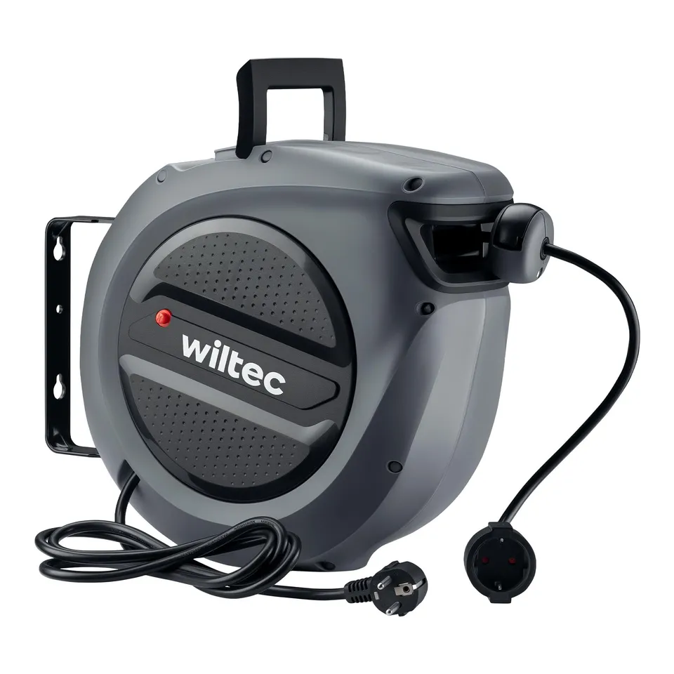 Wiltec Avvolgicavo Automatico 15 m+1,5 m 3200 W IP20