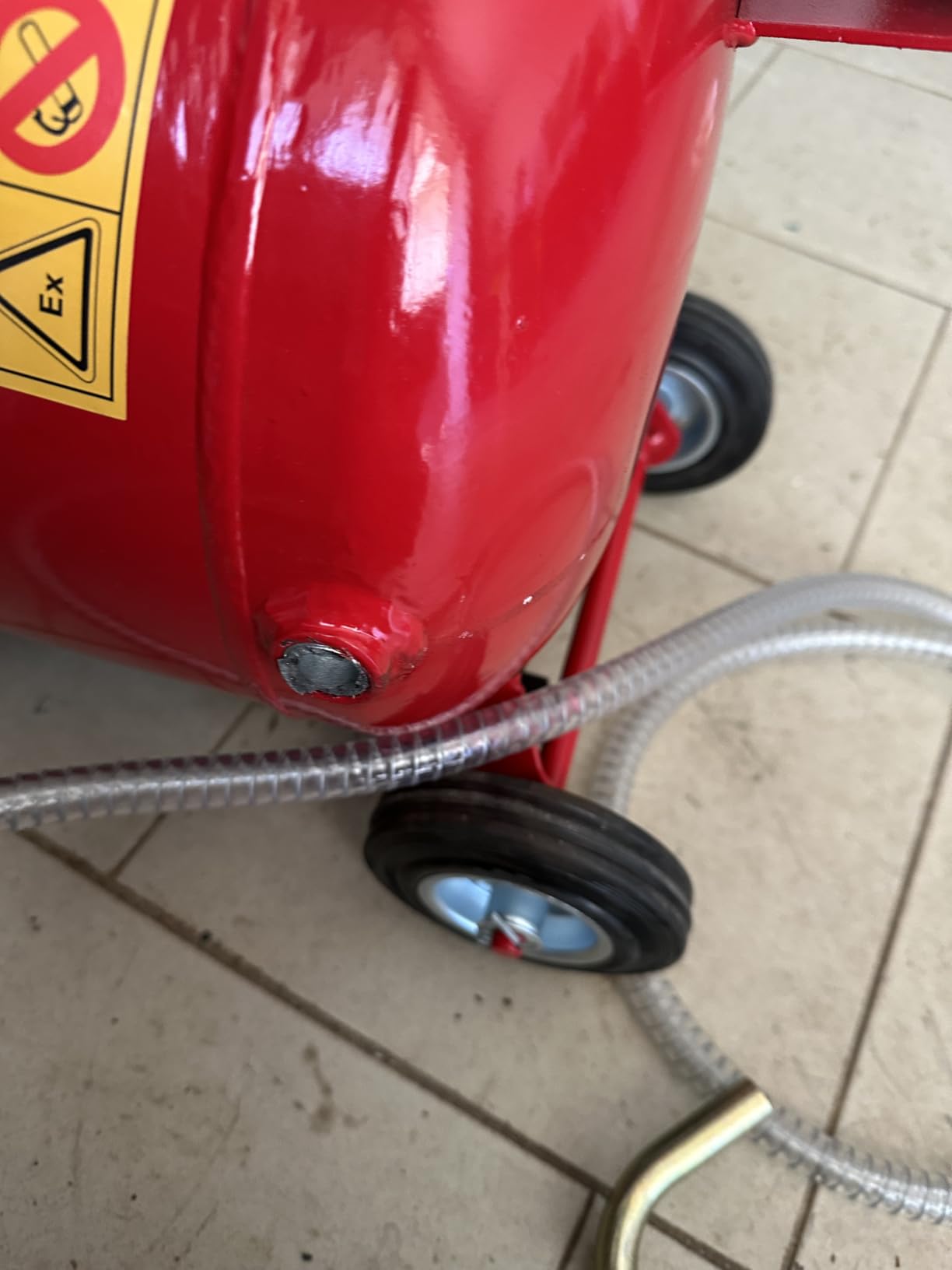 Wiltec aspiratore olio pneumatico 22,7 litri