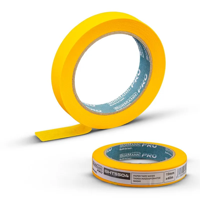 Bormann Nastro Carta Washi 19 mm x 40 m 5 pz Mascheratura