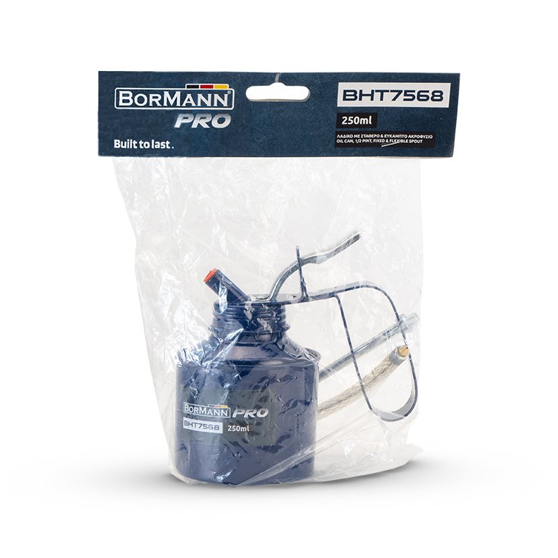 Bormann oliatore manuale 250 ml becco rigido