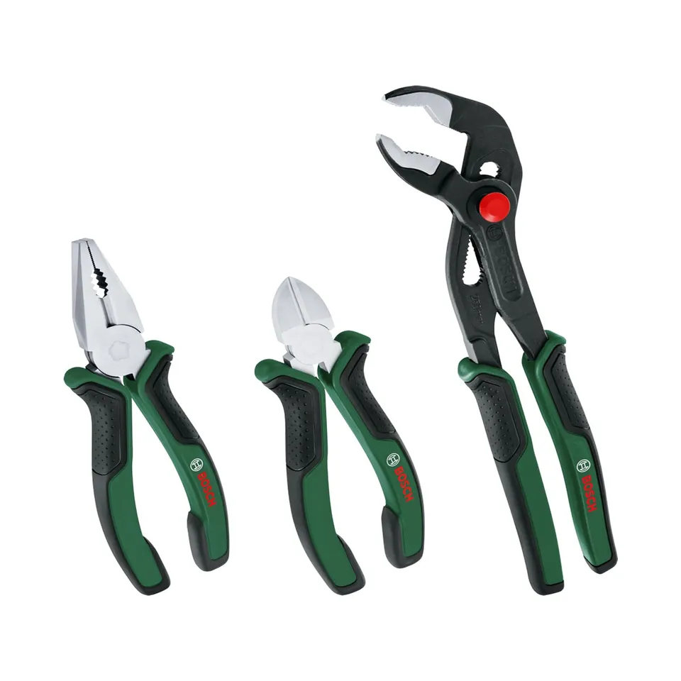 Bosch Premium set pinze 3 pezzi Softgrip