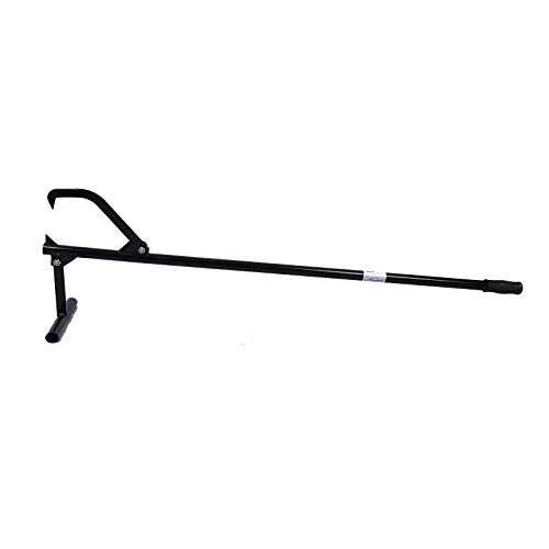 Wiltec Sollevatore Tronchi 130 cm Ø35 cm con Leva in Acciaio