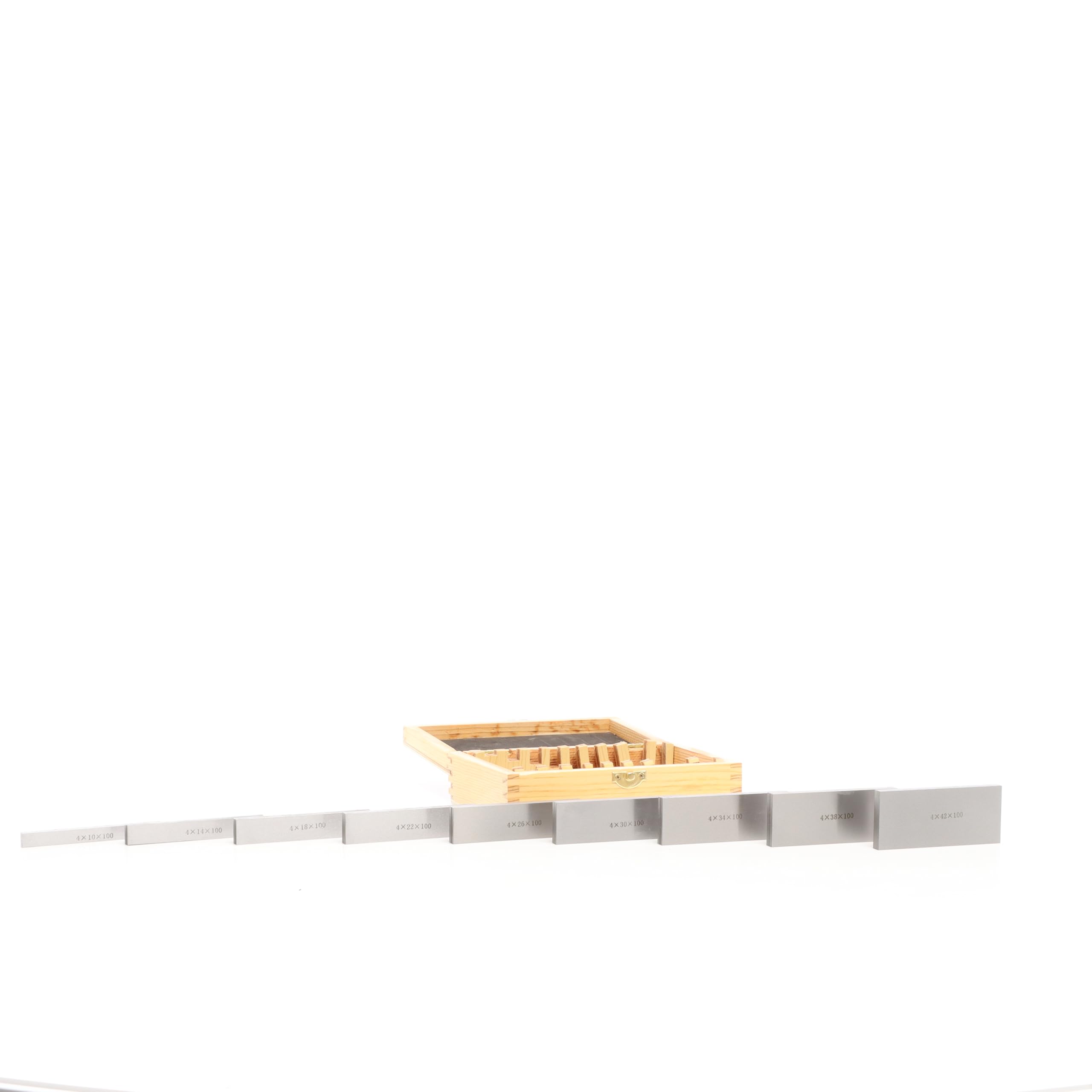 Wiltec set barre parallele 100mm 18 pezzi acciaio