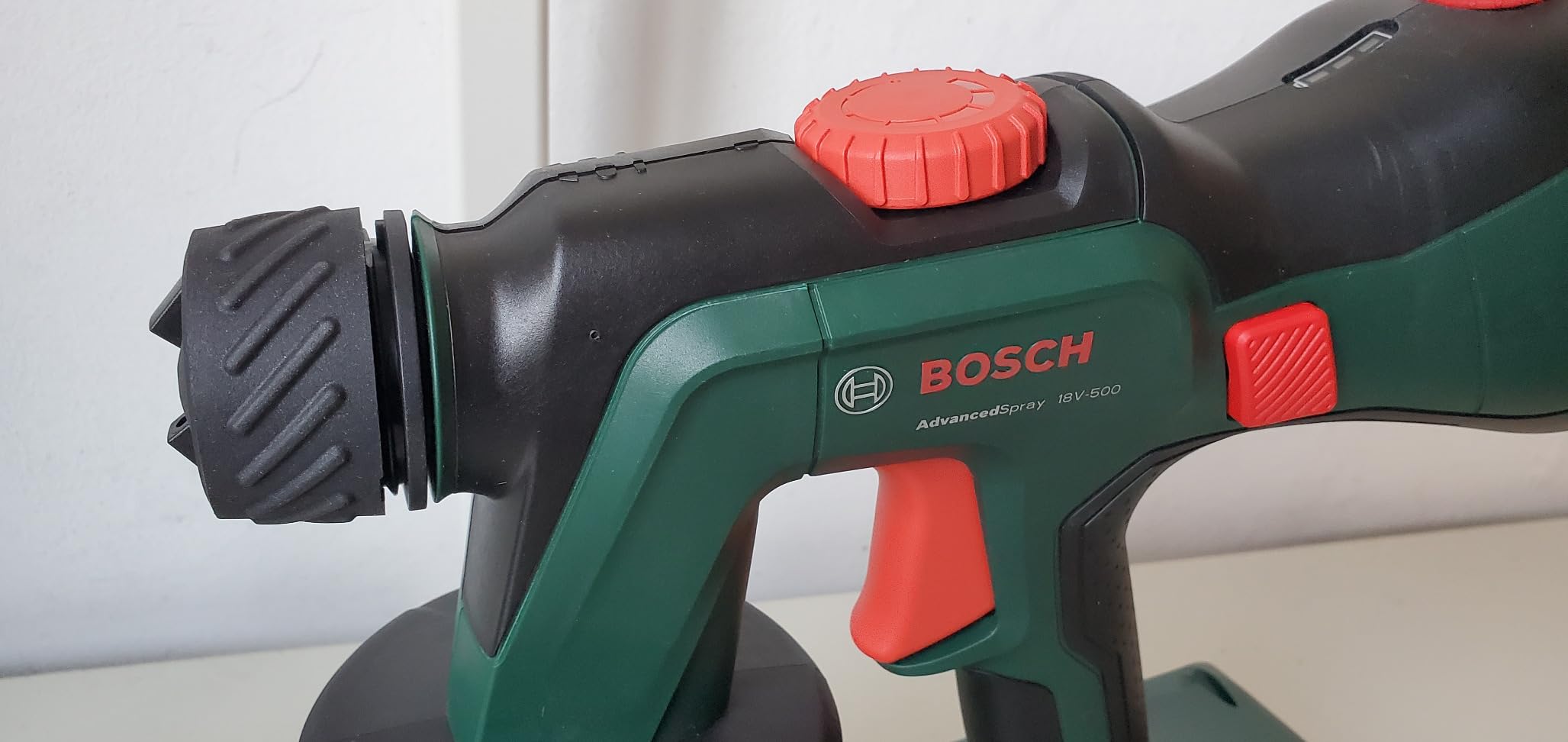 Bosch AdvancedSpray 18V-500 pistola vernice batteria 4Ah