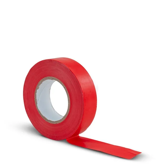 Bormann Nastro Isolante PVC Rosso 19 mm x 20 m Sottile