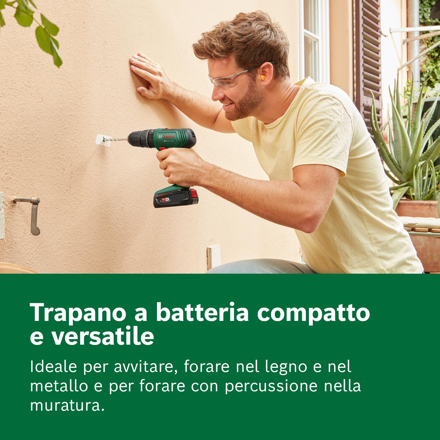 Bosch EasyImpact 18V-40 trapano percussione 13mm 2Ah