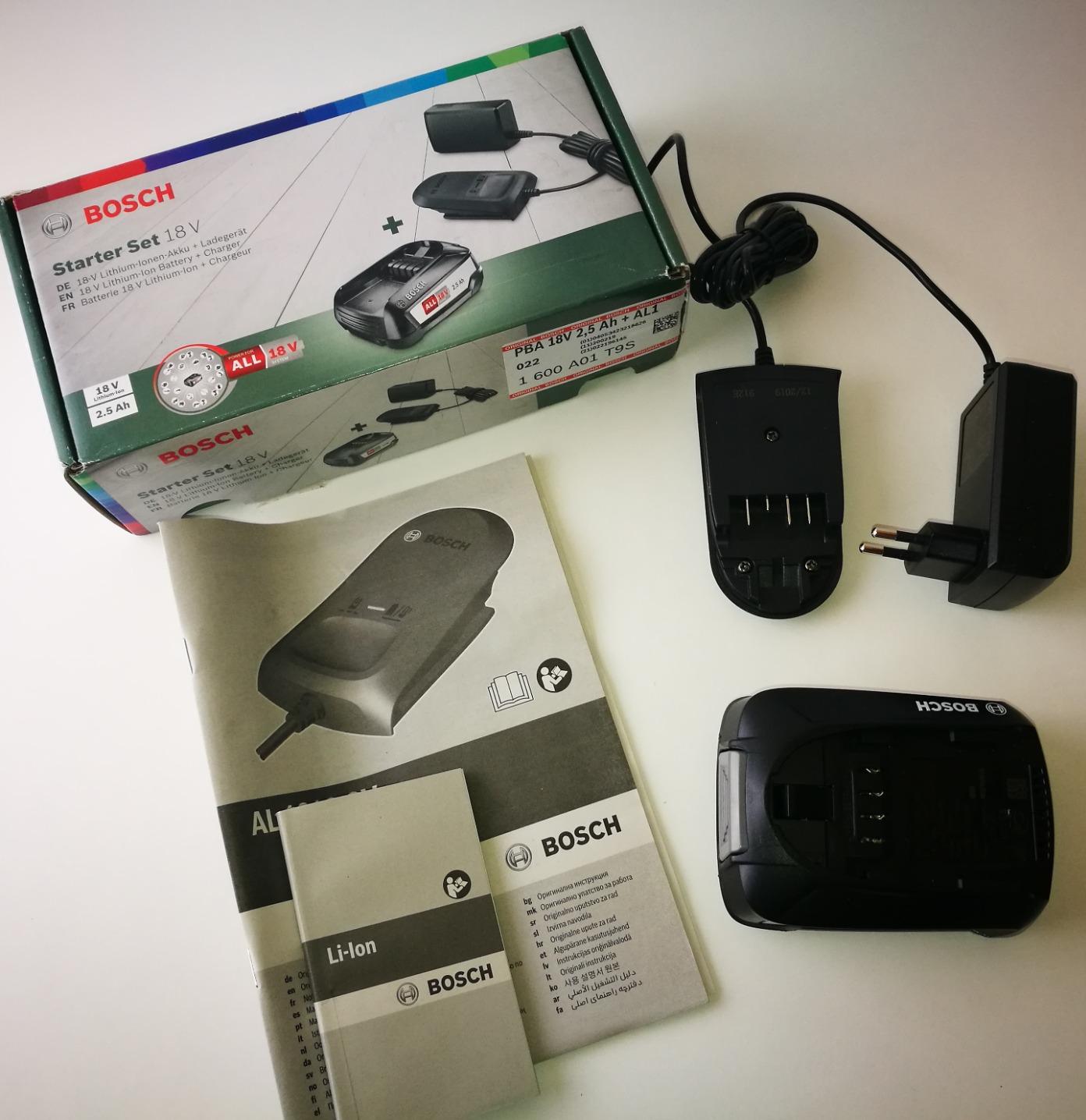 Bosch Starter Set 1600A01T9S batteria 18V 2,5Ah + caricabatterie