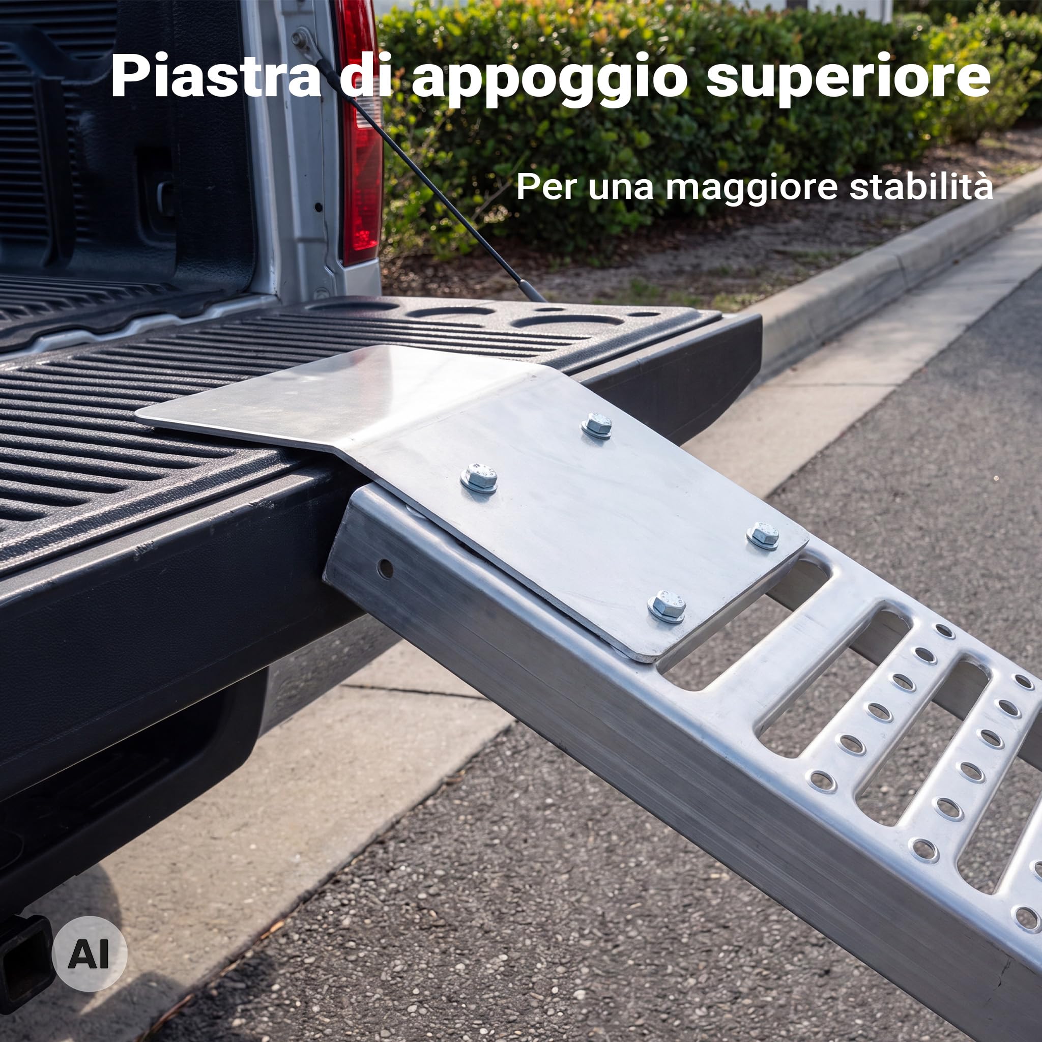 XPOtool Rampe di Carico Pieghevoli 197 cm Acciaio 340 kg 2 Pezzi
