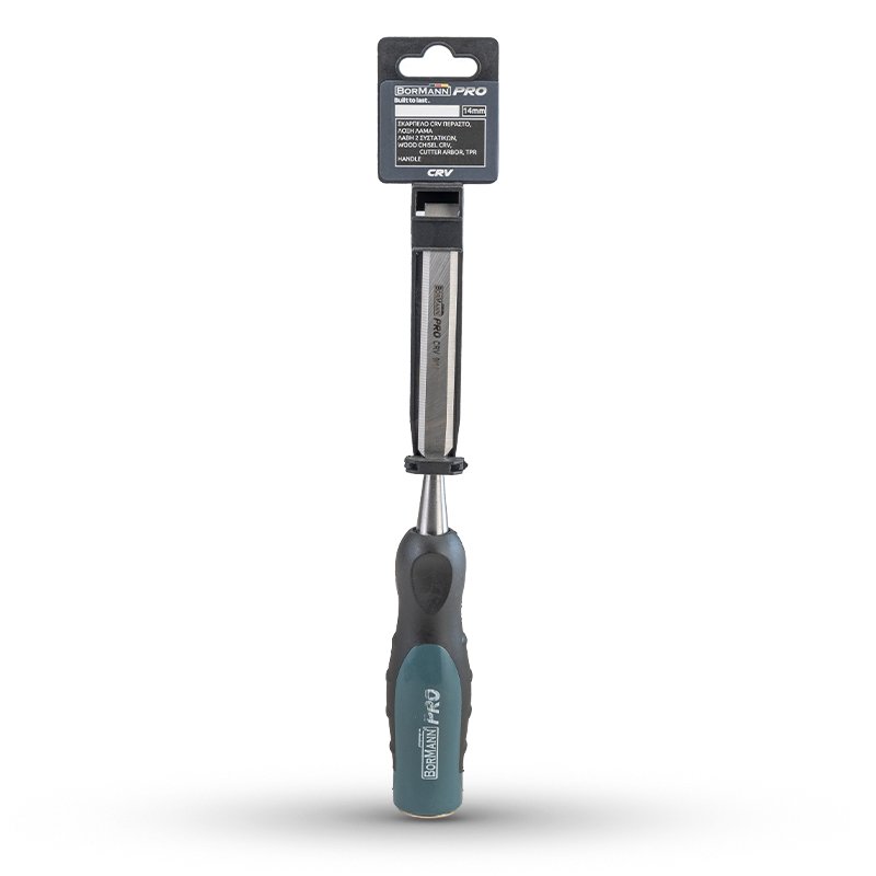 Bormann Pro scalpello per legno CRV 14 mm manico TPR