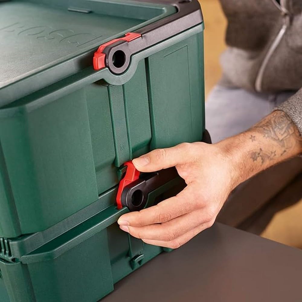 Bosch SystemBox M Cassetta Attrezzi Vuota Verde Impilabile