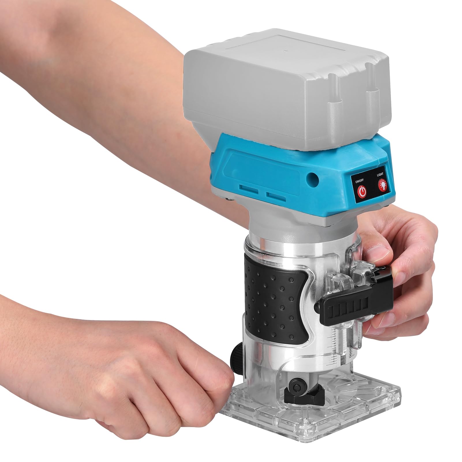 Weytoll Fresa Superiore a Una Mano Rifilatrice 6,35 mm 21V