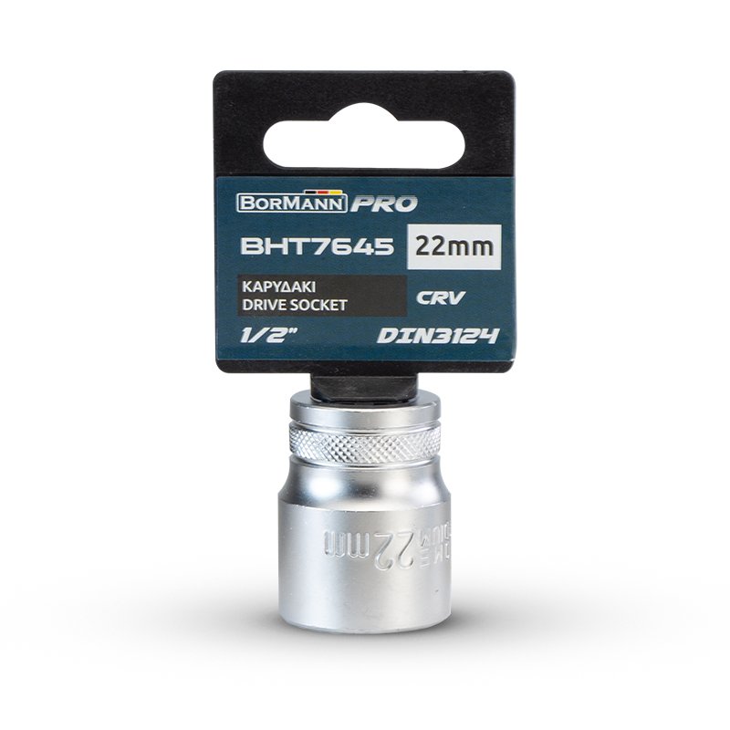 Bormann Bussola esagonale 1/2" 22mm acciaio