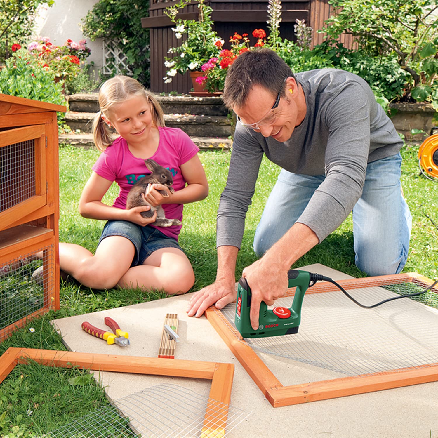 Bosch PTK 14 EDT Graffatrice Elettrica DuoTac Verde
