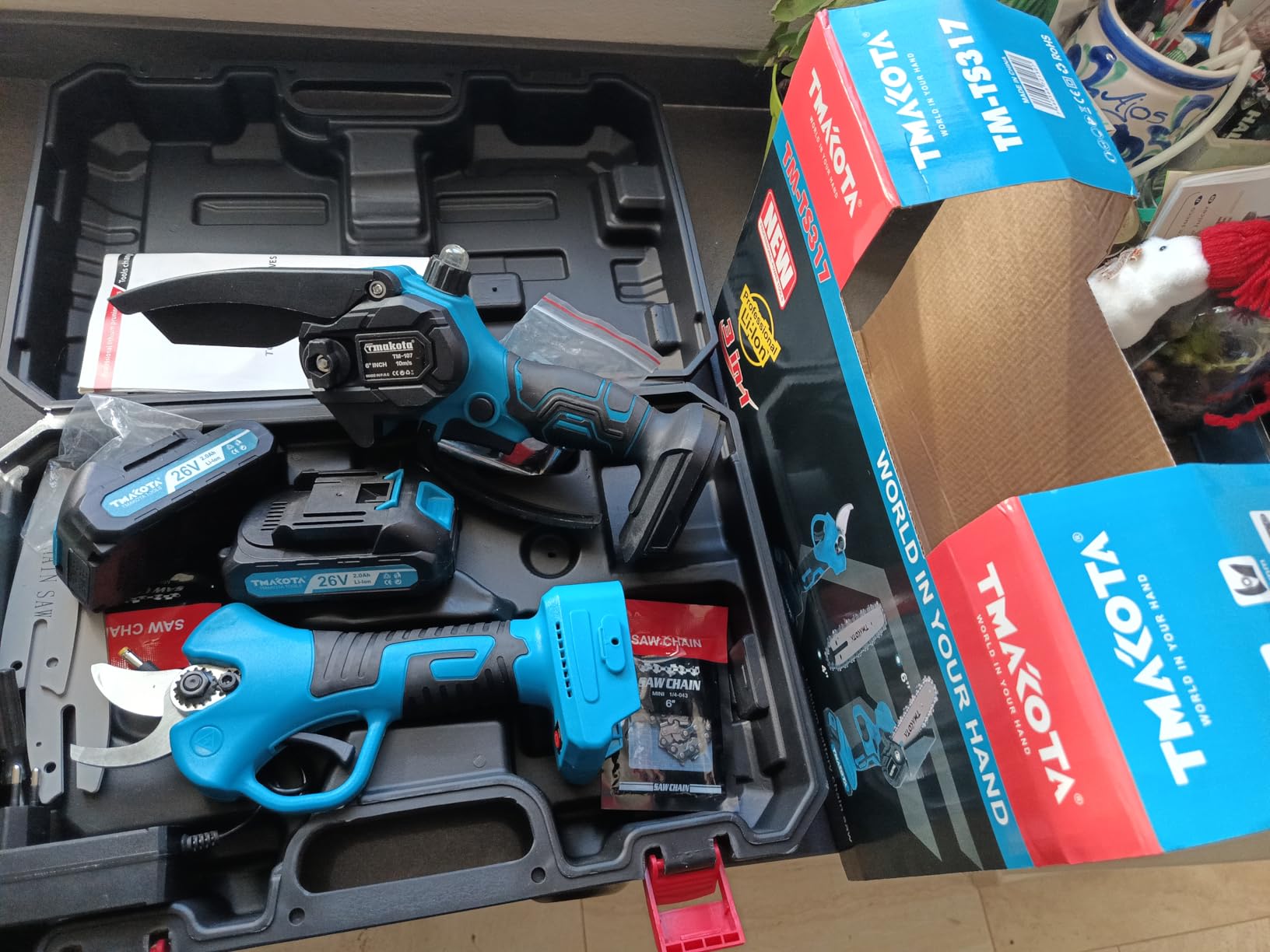De Rosa Shop kit potatura a batteria 36V forbici + motosega