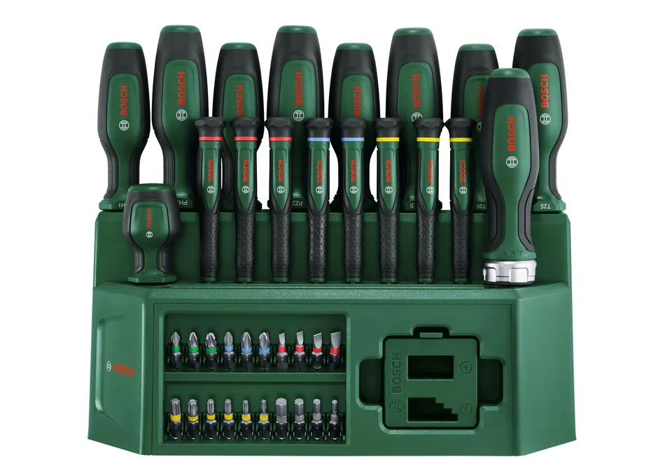 Bosch Set cacciaviti misto 39 pezzi con cricchetto