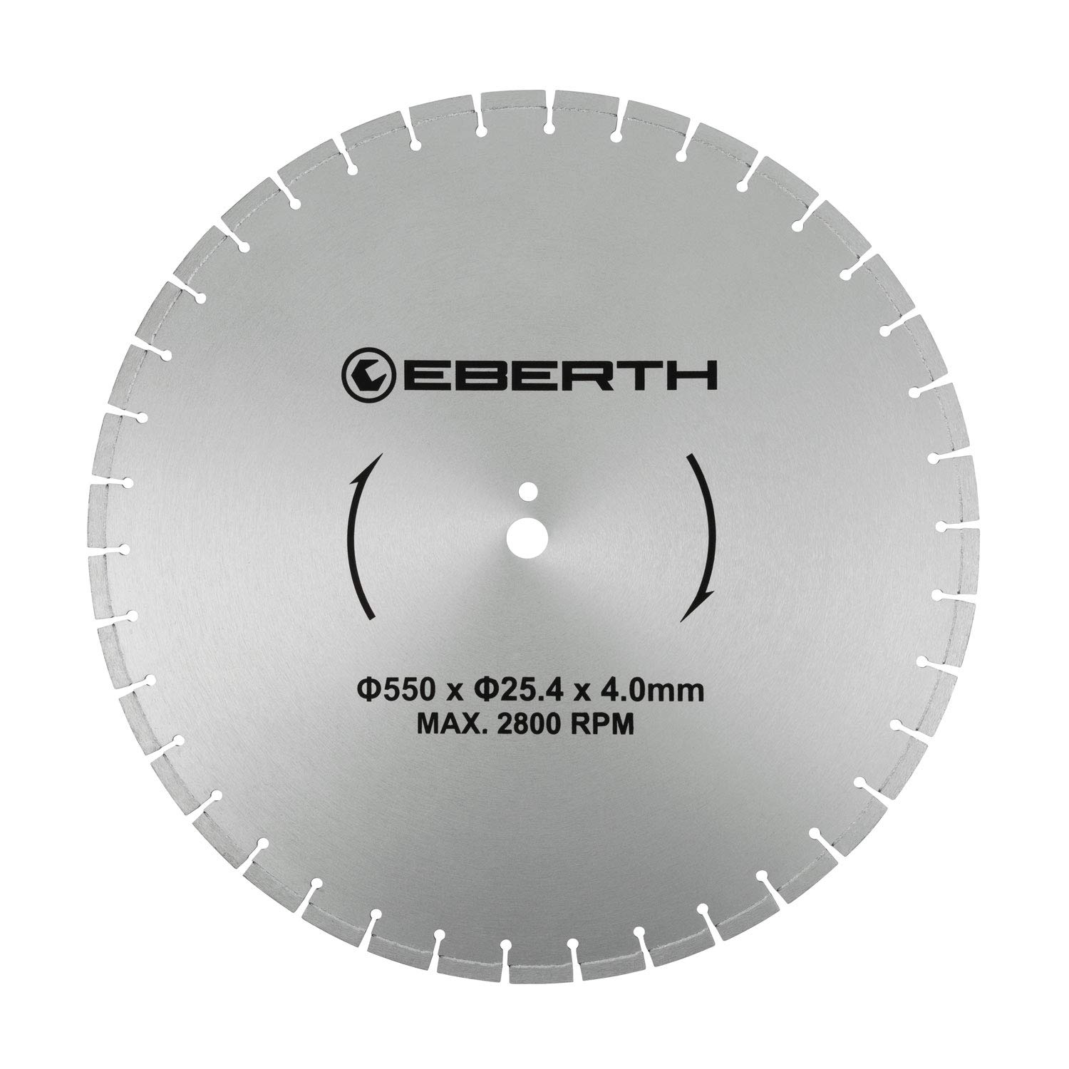 EBERTH Disco diamantato 800x25,4x4,6 mm per pietra