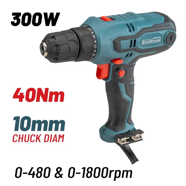 Bormann trapano avvitatore elettrico 300W 40Nm