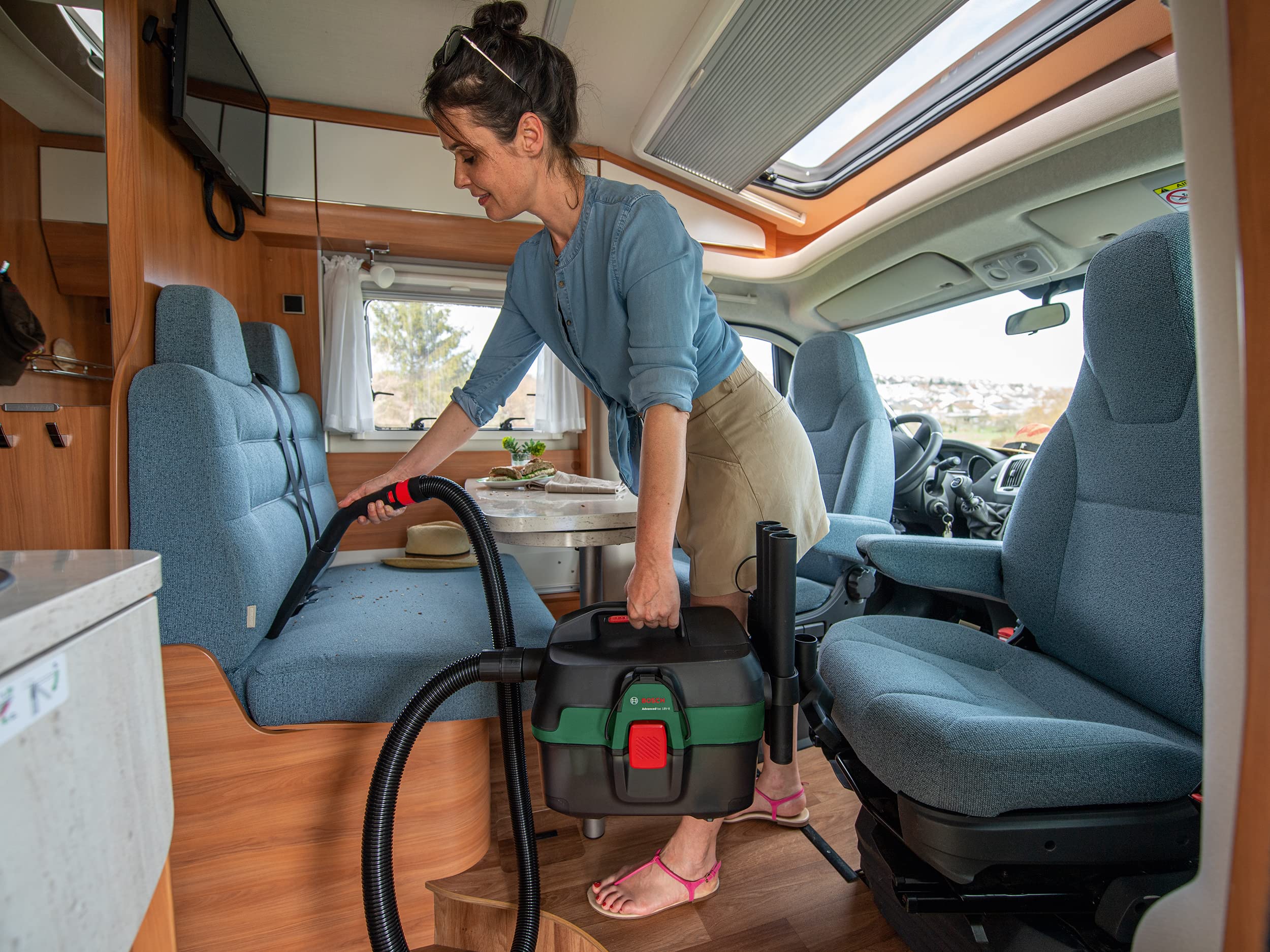 Bosch AdvancedVac 18V-8 sacchetti tessuto 4 pezzi