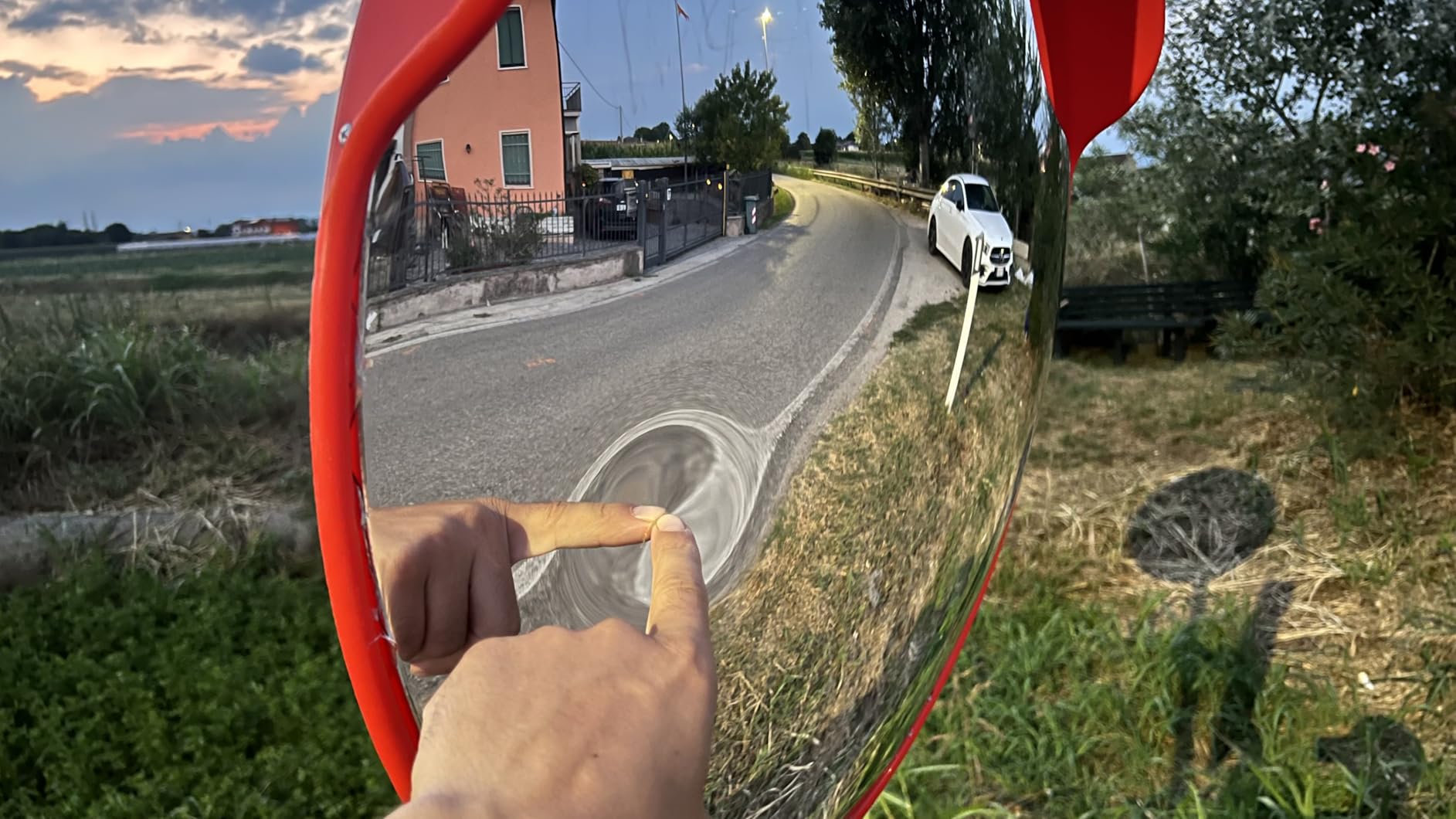 Wiltec Specchio Parabolico Traffico 80 cm da Esterno