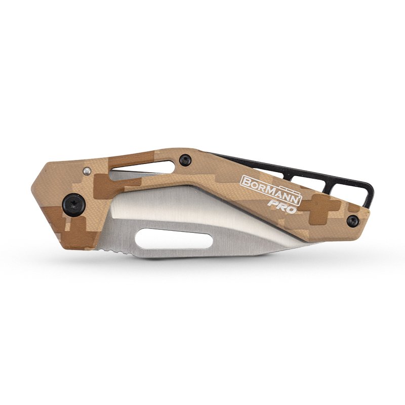 Bormann coltello pieghevole 19,4cm manico camo inox