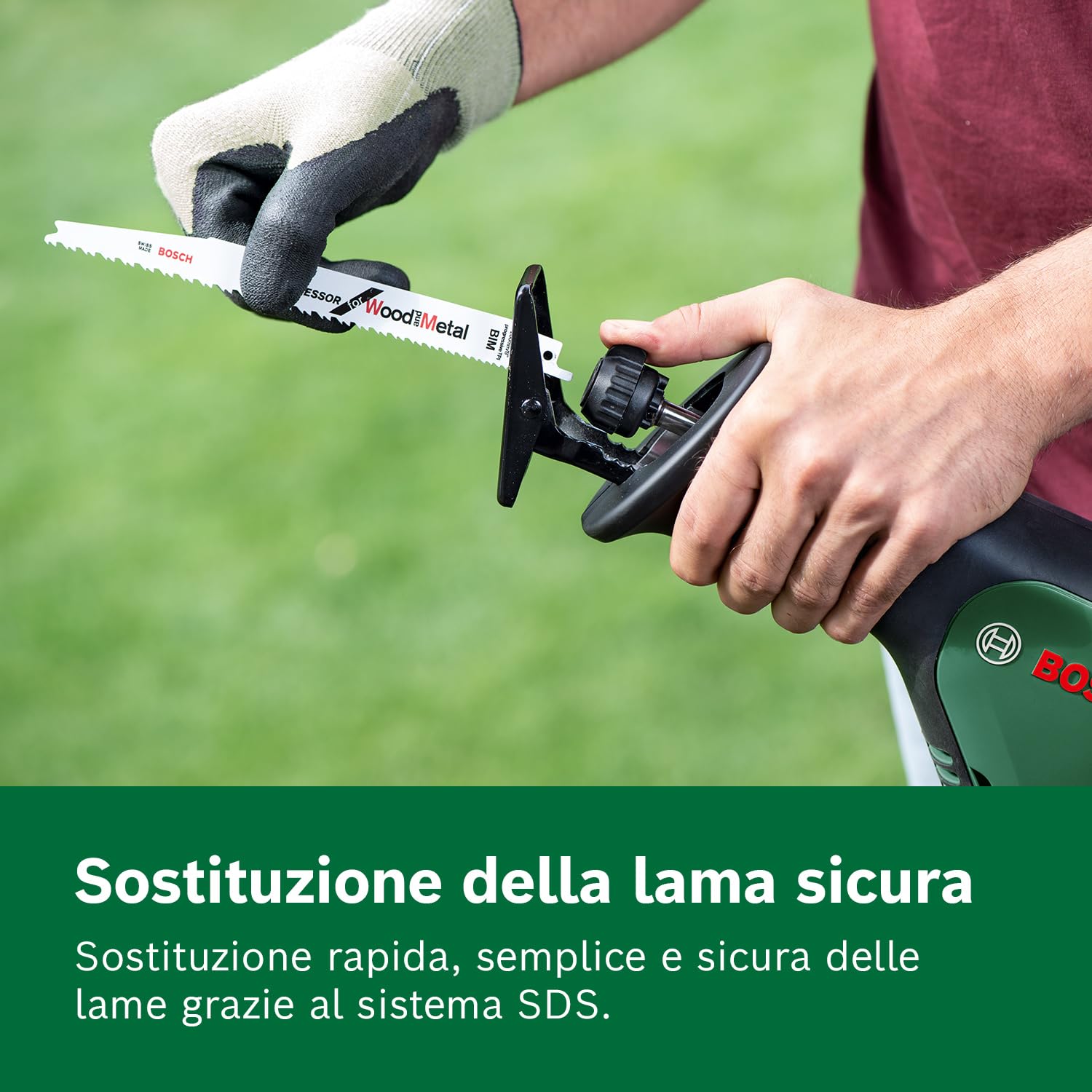 Bosch AdvancedRecip 18 sega universale batteria solo corpo