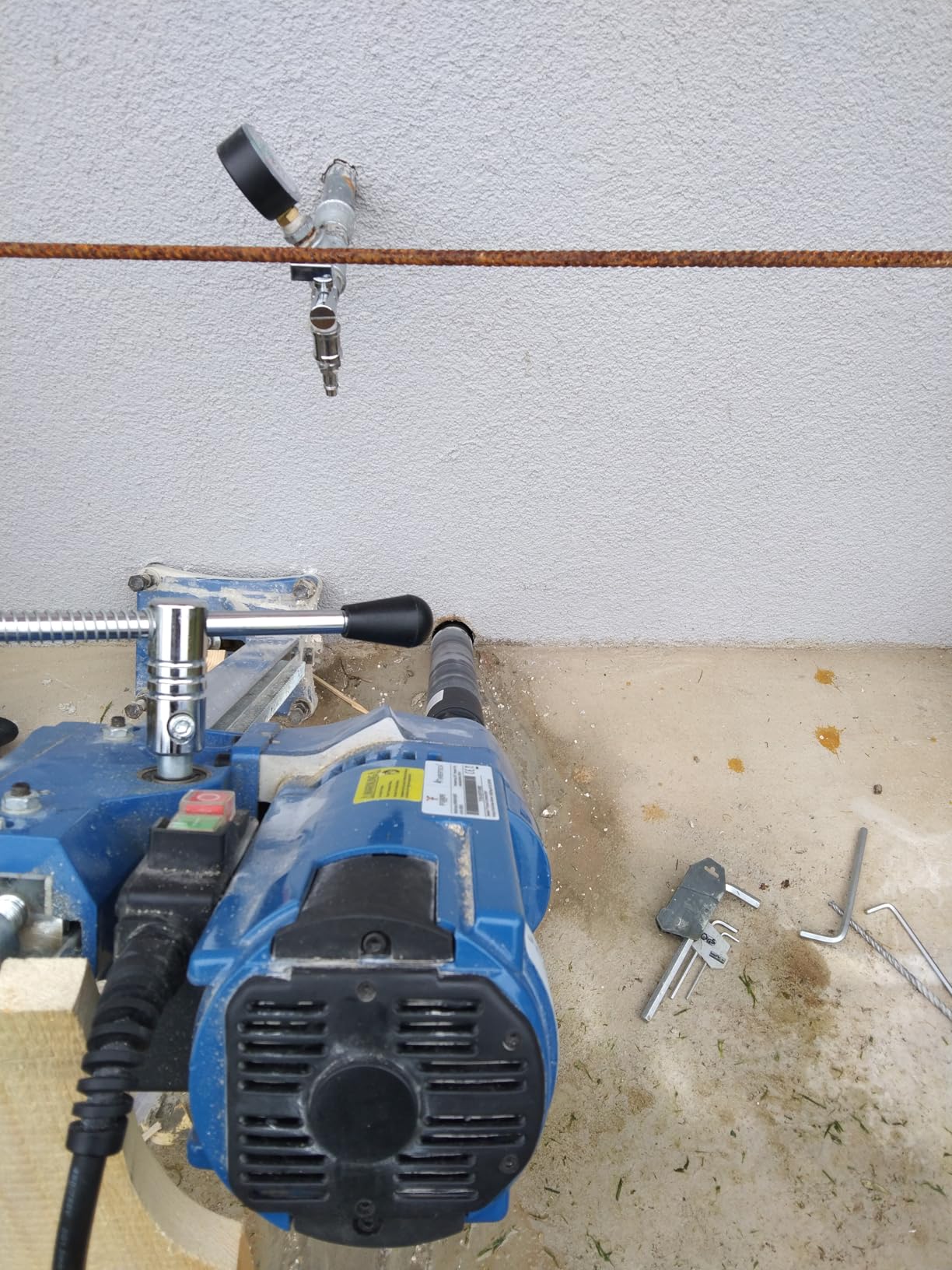 Wiltec corona diamantata 52 mm 450 mm per umido
