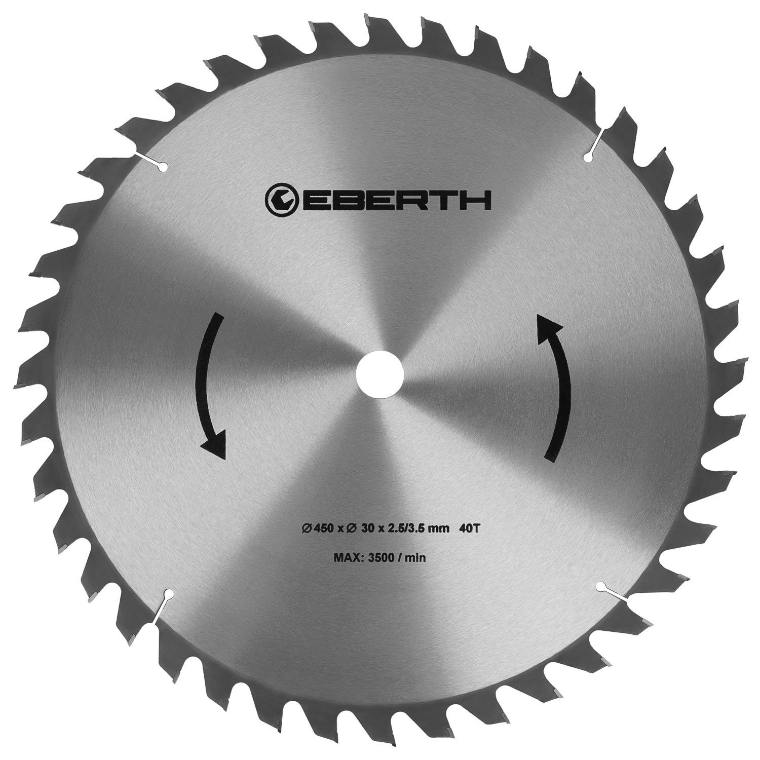 EBERTH Lama Circolare 500mm 32 Denti Legno 500X32T