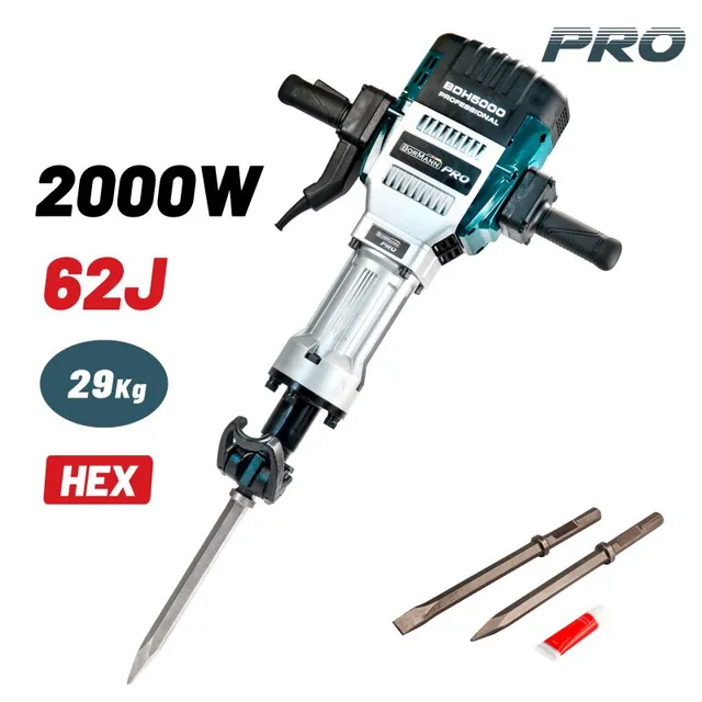Bormann Pro BDH5000 martello demolitore 2000W 62J