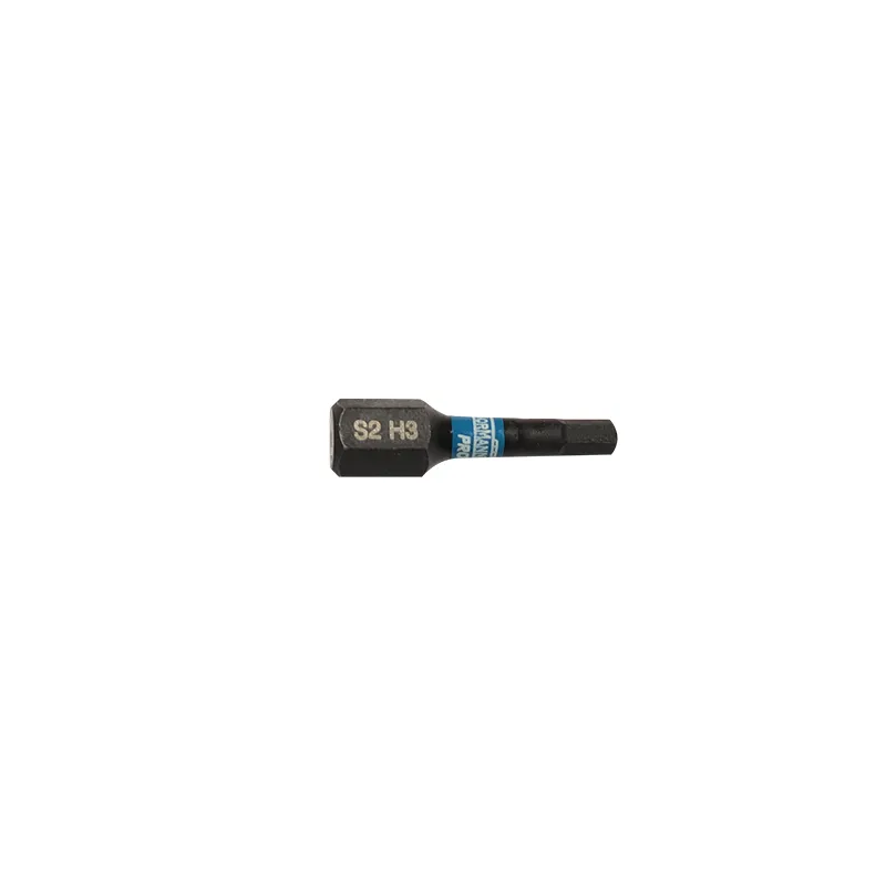 Bormann X-Pro bit impatto H3x25 mm 2 pezzi S2