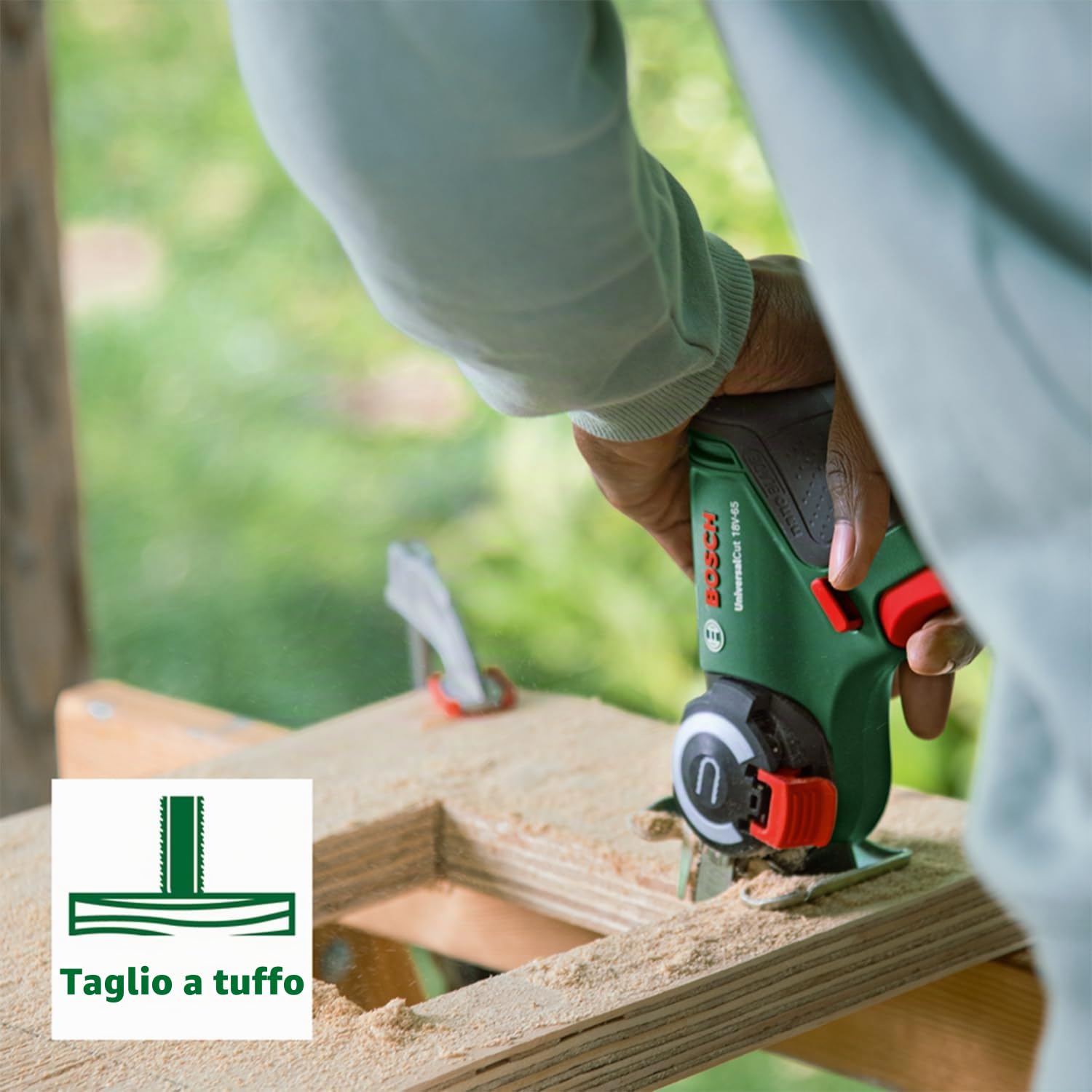 Bosch UniversalCut 18V-65 microsega senza batteria