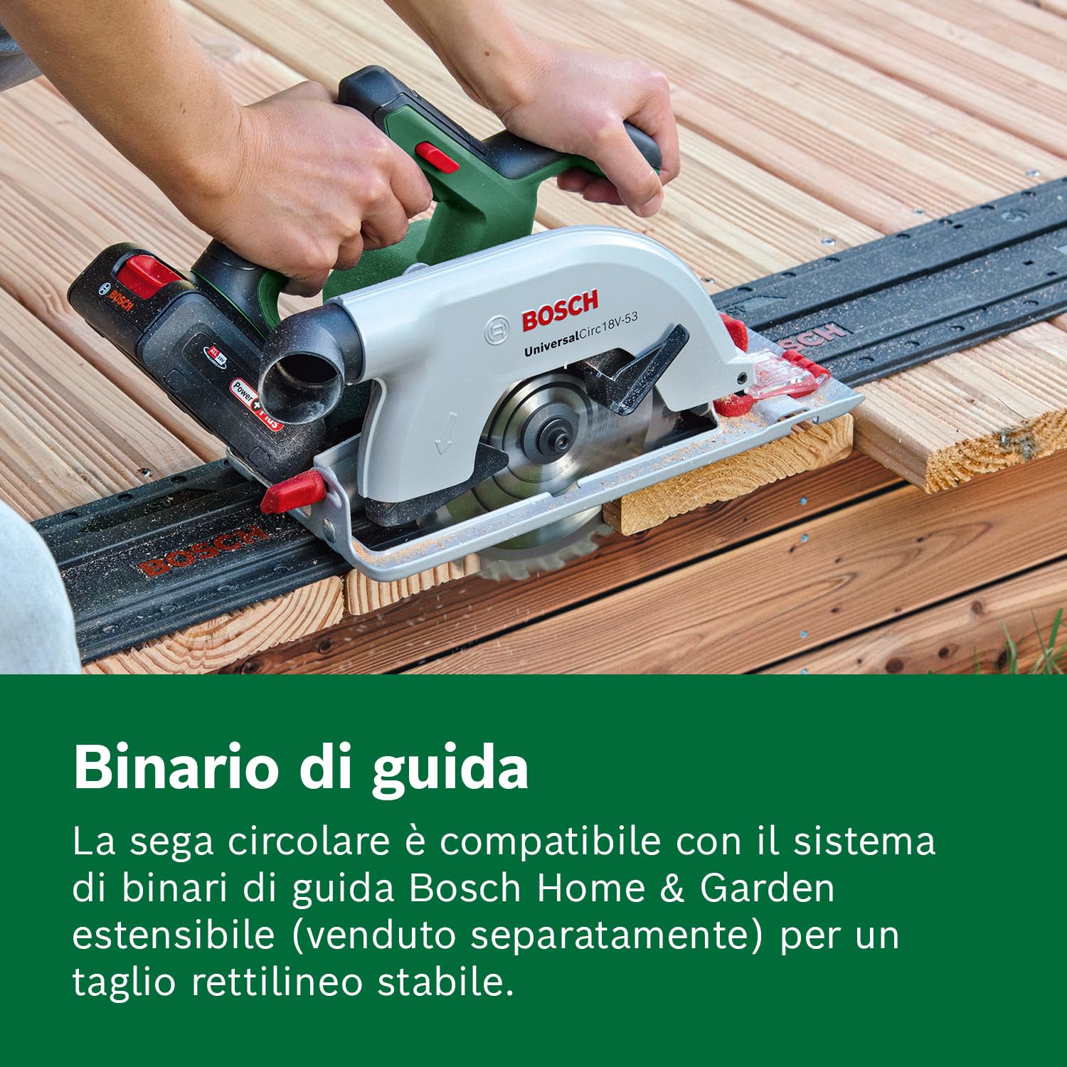 Bosch UniversalCirc 18V-53 sega circolare a batteria 53mm