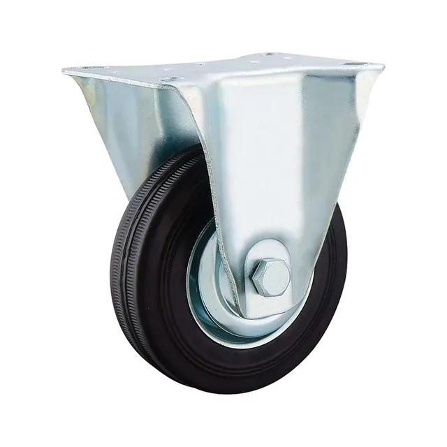 Bormann Ruota in Gomma Fissa 125 mm 120 kg