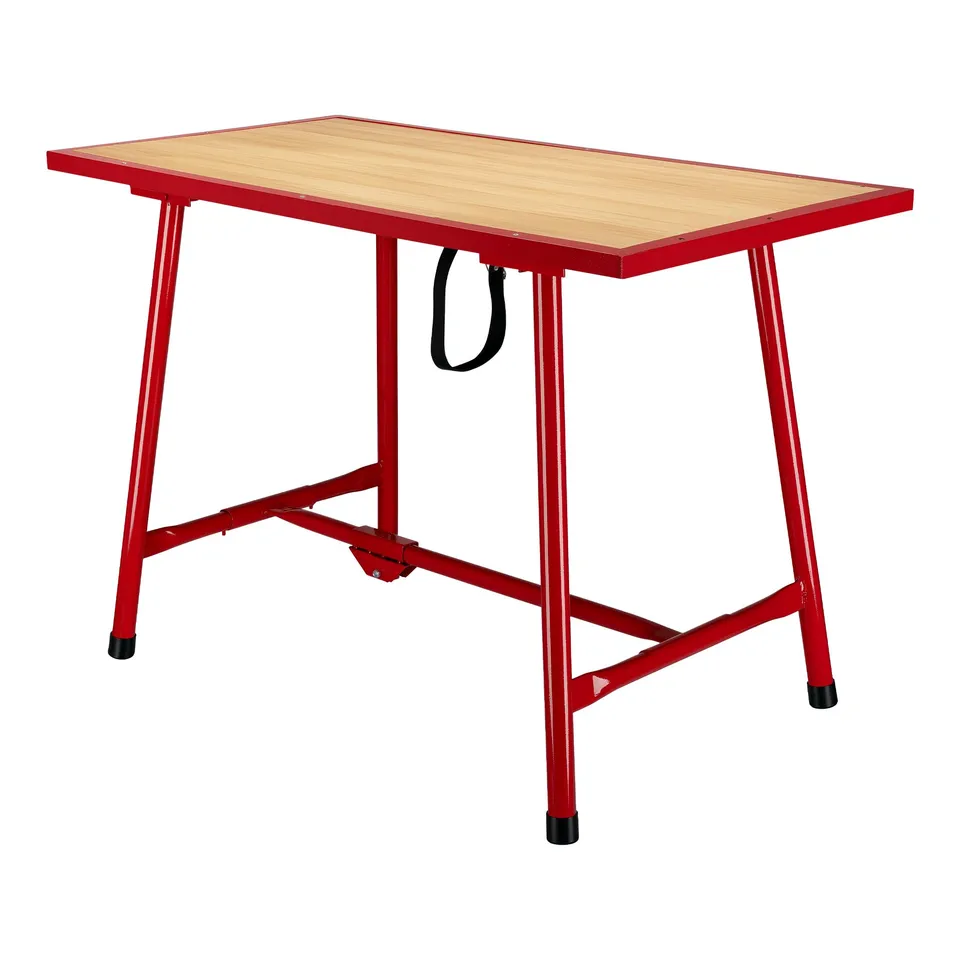 Wiltec Banco Lavoro Pieghevole Acciaio 120x62,5 cm 300 kg