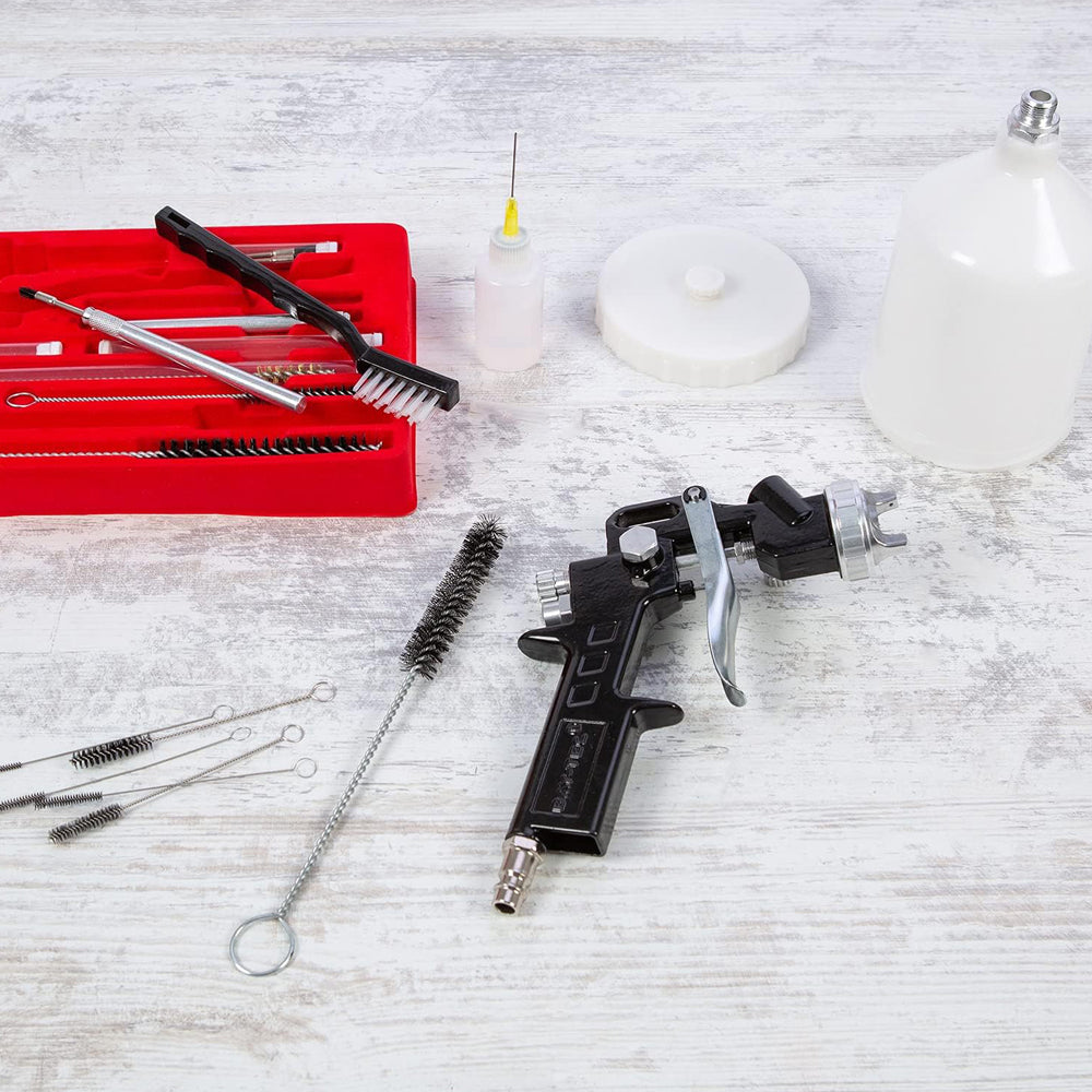 Tilswall Kit Pulizia Pistola a Spruzzo HVLP con Spazzole e Aghi