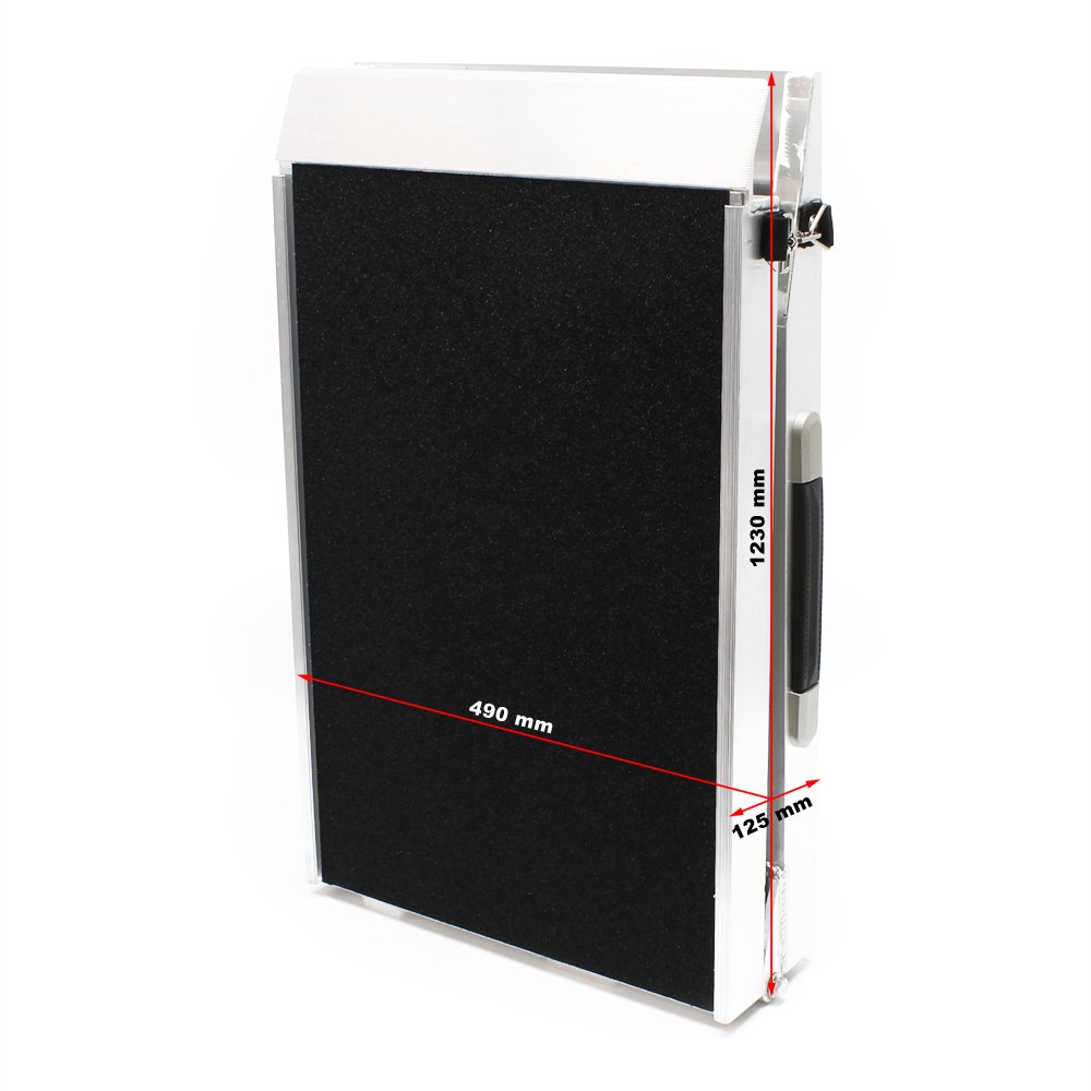 Wiltec Rampa per Cani in Alluminio 244x48 cm 110 kg Antiscivolo