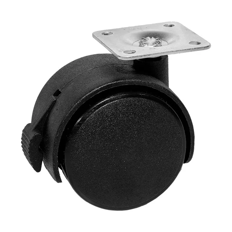 Bormann Rotella Mobile Girevole 50mm Nera 20Kg con Freno