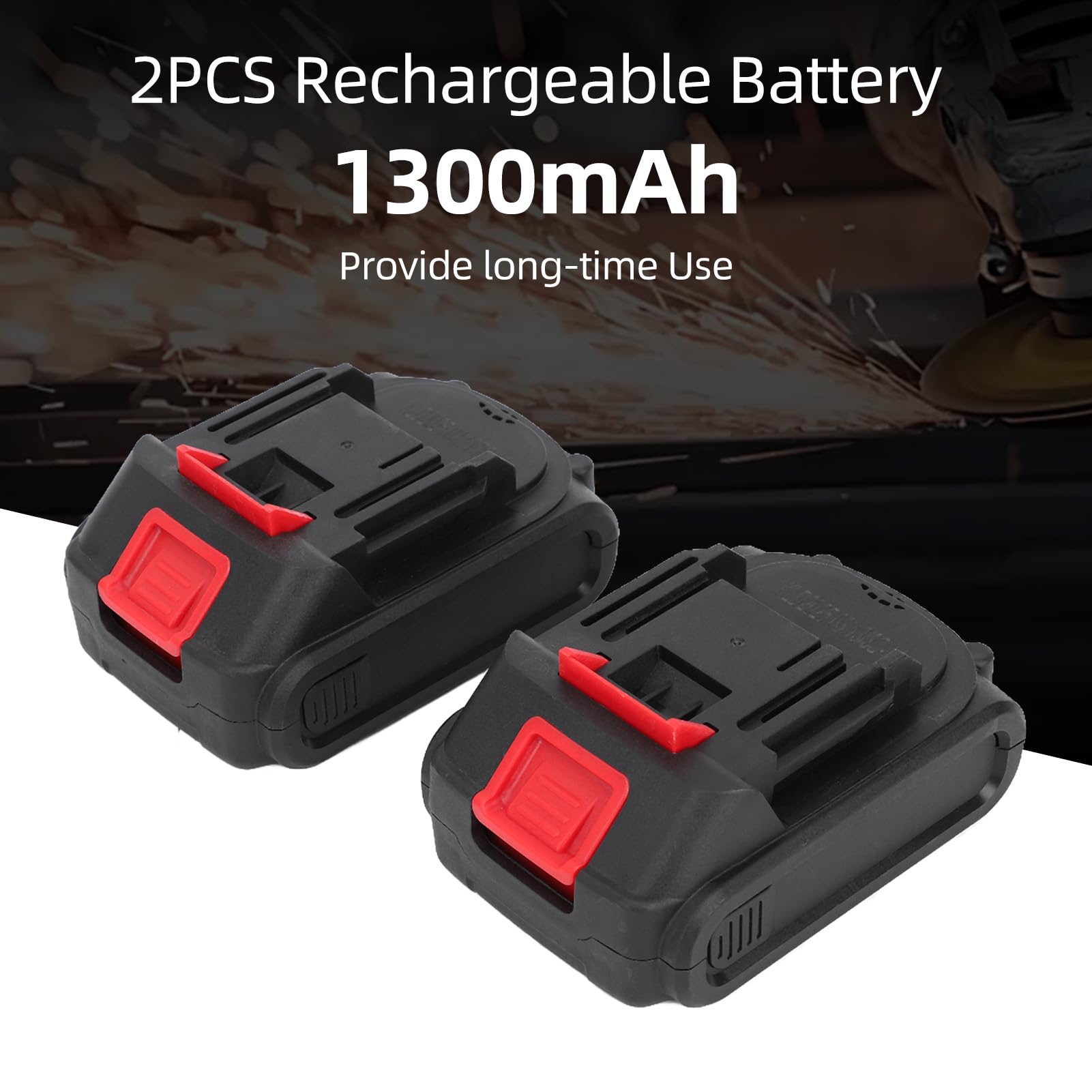 Weytoll Mini Smerigliatrice Angolare 21V 76mm 2 Batterie
