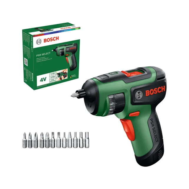 Bosch PSR Select Avvitatore a Batteria 4V 2.0Ah 12 Bit