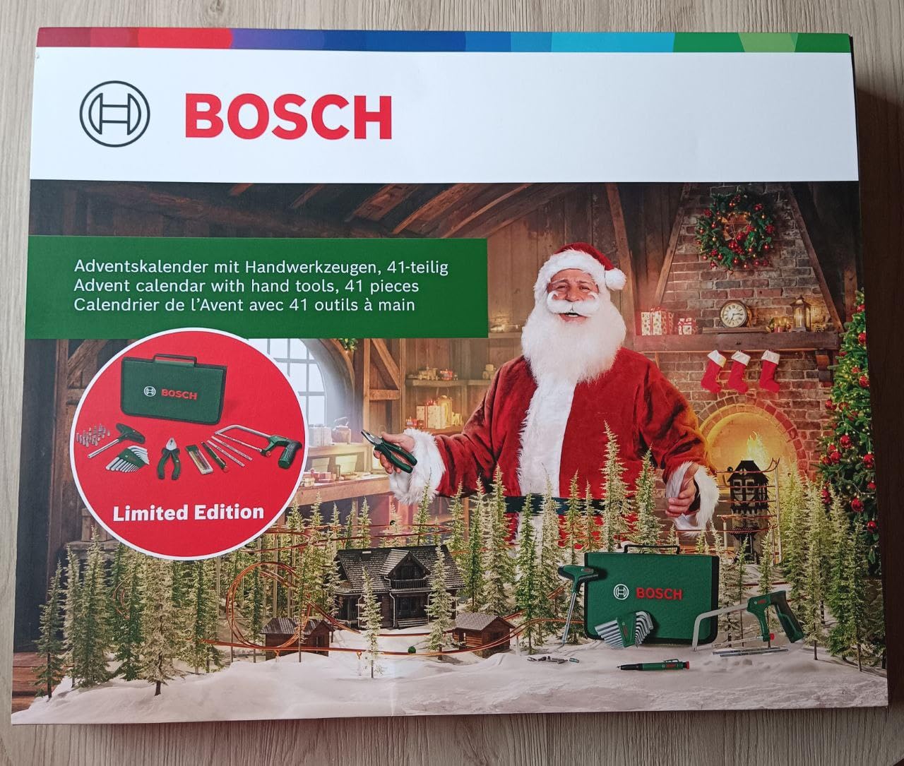 Bosch Calendario Avvento 2025 set utensili manuali 38 pezzi